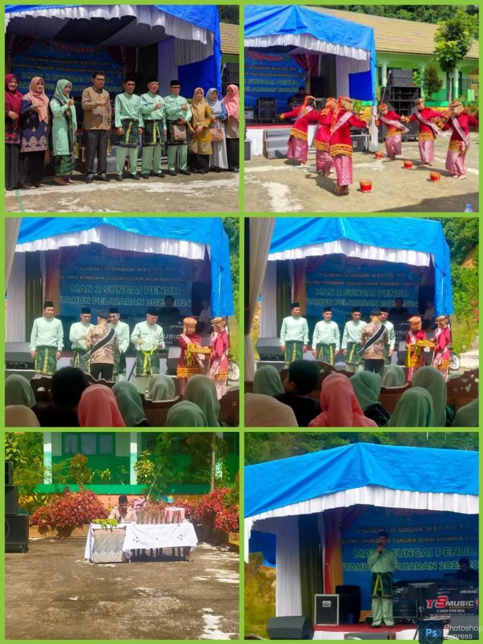 MAN 2 SUNGAI PENUH ADAKAN PELEPASAN KELAS XII DAN GURU PINDAH TUGAS DENGAN MERIAH TAHUN 2024