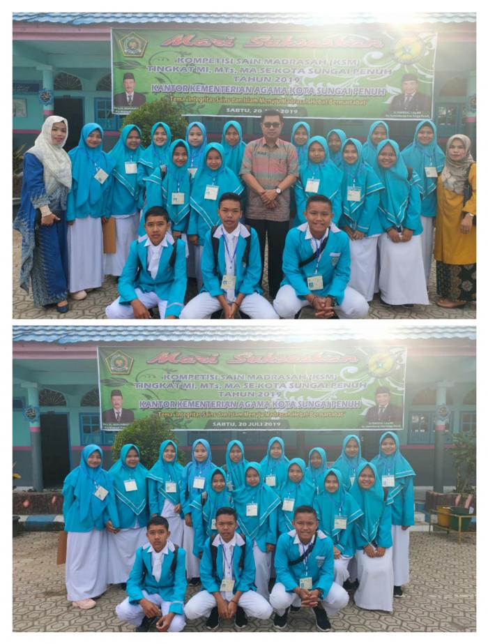 MAN 2 SUNGAI PENUH RAIH 6 JUARA KSM