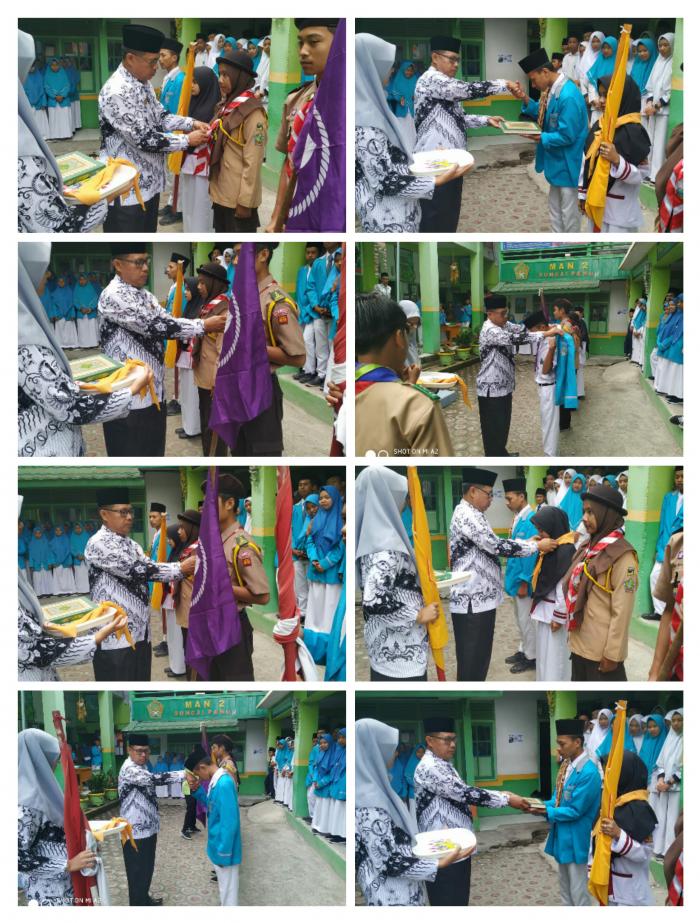 KEPALA MAN 2 KOTA SUNGAI PENUH MELANTIK KETUA ,WAKIL DAN PERDANA(OSIM,PRAMUKA,PMR,ROHIS)