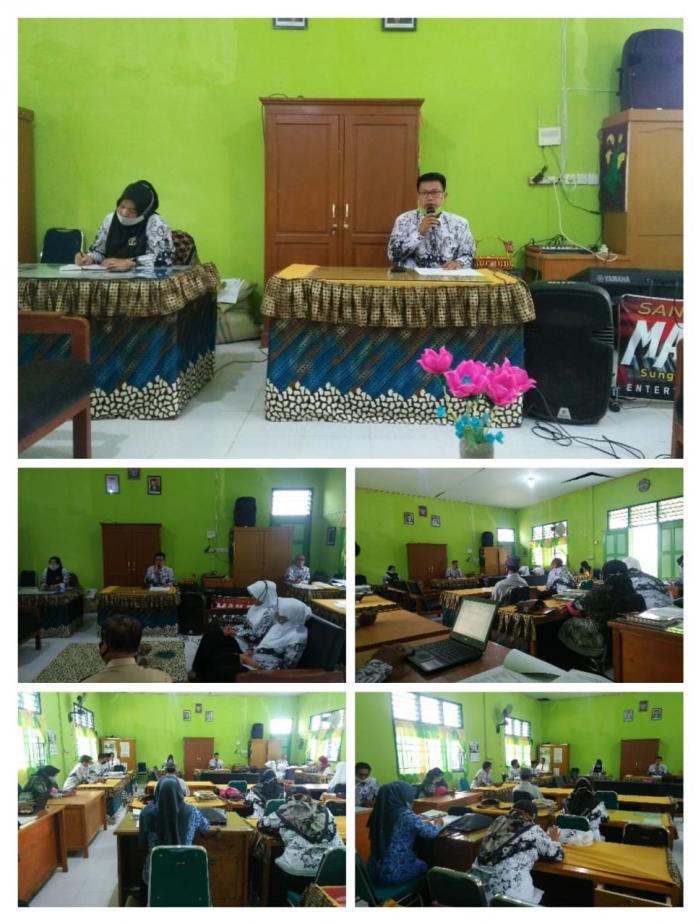 KEPALA MAN 2 SUNGAI PENUH PIMPIN RAPAT PENENTUAN KELULUSAN KELAS XII T.P 2020/2021