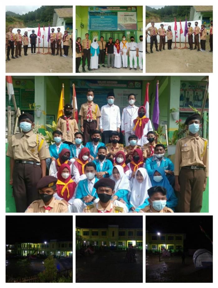 KEMAH BERSAMA OLEH 4 ORGANISASI  MAN 2 SUNGAI PENUH TAHUN 2021