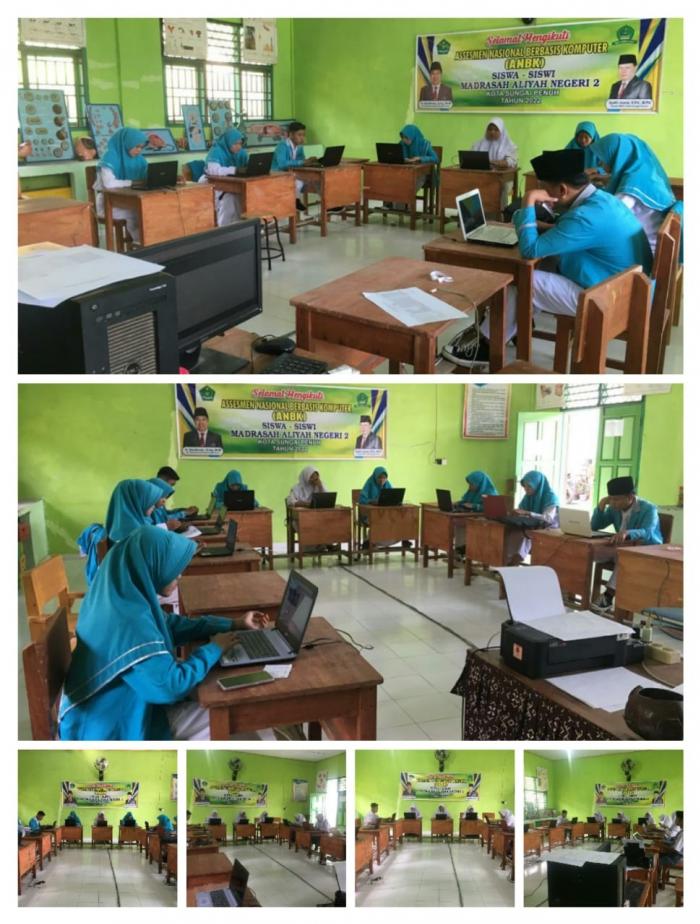MAN 2 SPN MELAKSANAKAN ANBK TAHUN 2022