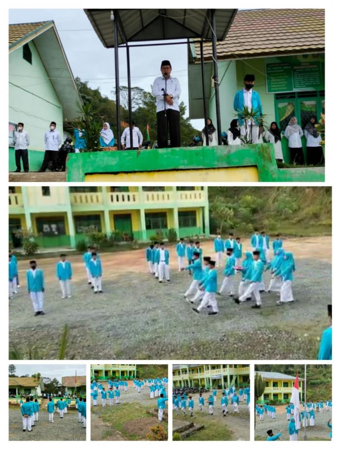 UPACARA BENDERA FORMASI BARU MAN 2 SPN