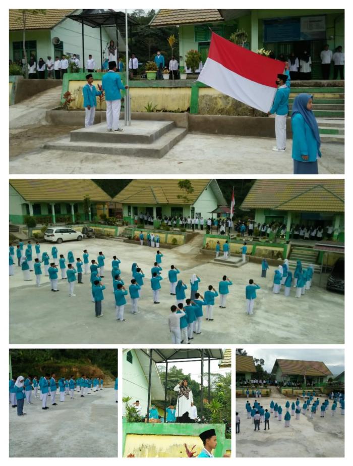 UPACARA BENDERA TERAKHIR BAGI KELAS XII MAN 2 SPN