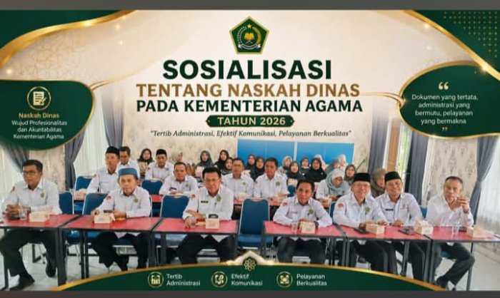 MAN 2 Sungai Penuh ikuti Pelatihan Naskah Dinas di Kemenag Kota Sungai Penuh