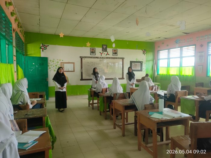 TIM  PMB MAN 2 Sungai Penuh adakan sosialisasi ke SMP 6 Sungai Penuh